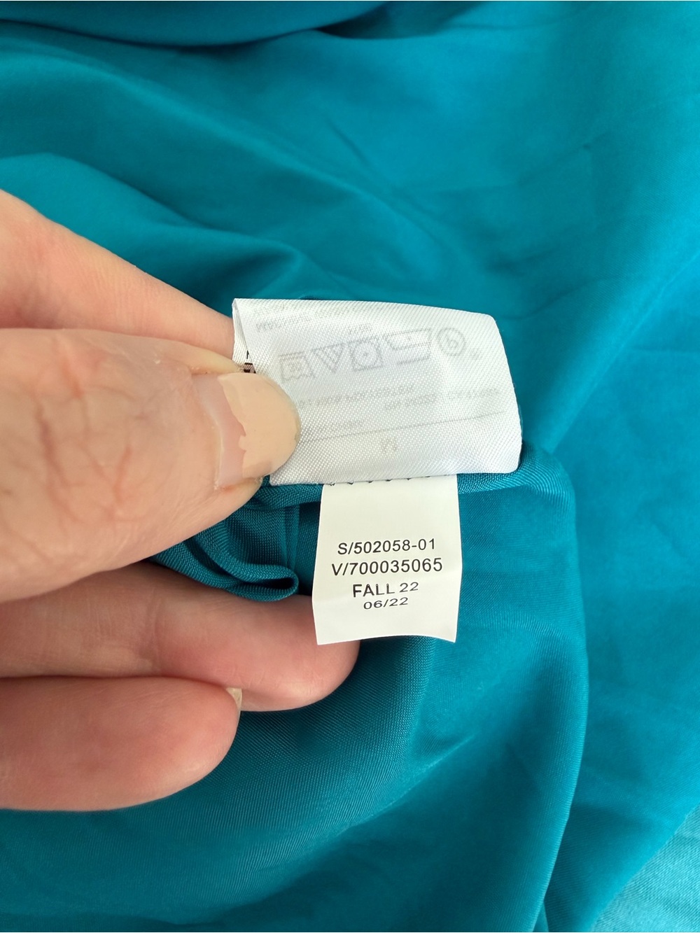 Banana Republic Factory Teal Tie Back Maxi Dress Pockets Sleeveless Medium NWT - Picture 10 of 11